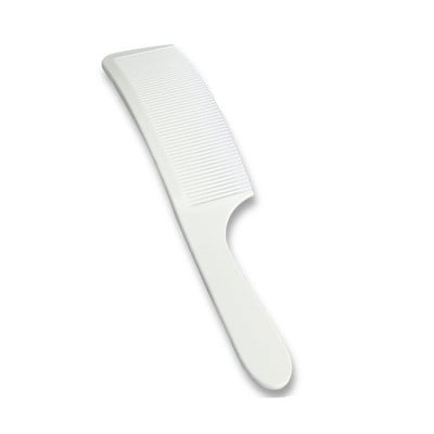 Pieptene curbat pentru tuns pentru frizer Piepteni pentru tuns cu vârf plat Instrument profesional pentru tuns frizer