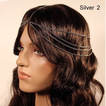 Νέο Hot Bohemian Hair Jewelry Party Wedding Vantage Crown Metal Tasel Women Head Chain Headband Headpiece SMR88