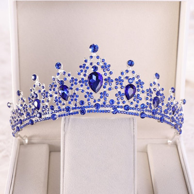 Esküvői Korona Tiaras Strasszkő Diadem Lányok Születésnapi Noiva Fejdísz Coronitas 15 évre Menyasszonyi Haj Kiegészítők Ékszerek