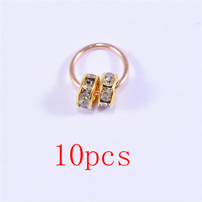 Stilius Skirtingi Starfish Shell plaukų žiedai pinti plaukų segtukai rankogaliai žiedai papuošalai dredų užsegimai priedai mergaitėms, moterys 2021 m.