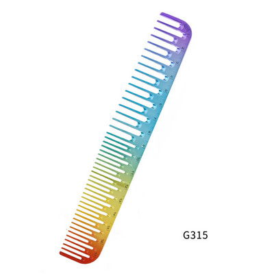 1kom mali aluminijski češalj za kosu šarene duge profesionalni frizerski češljevi četka za šišanje kose brijački alati salon
