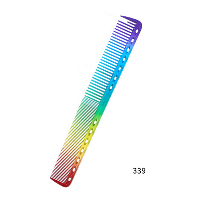 1kom mali aluminijski češalj za kosu šarene duge profesionalni frizerski češljevi četka za šišanje kose brijački alati salon