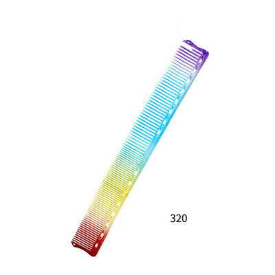 1kom mali aluminijski češalj za kosu šarene duge profesionalni frizerski češljevi četka za šišanje kose brijački alati salon