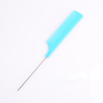 1kom profesionalni češalj za kosu sa šiljastim repom Antistatička četka za bojanje kose Brijački češalj s čeličnom iglom Frizerski brijački pribor