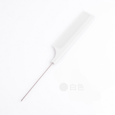 1kom profesionalni češalj za kosu sa šiljastim repom Antistatička četka za bojanje kose Brijački češalj s čeličnom iglom Frizerski brijački pribor