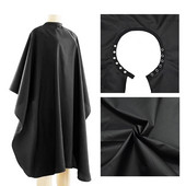Barber Black Hair Cutting Cape Pro Salon Frizieru Auduma Kleita Frizieris Priekšauts Matu Griezums Capes Pro Salons Vairumtirdzniecība