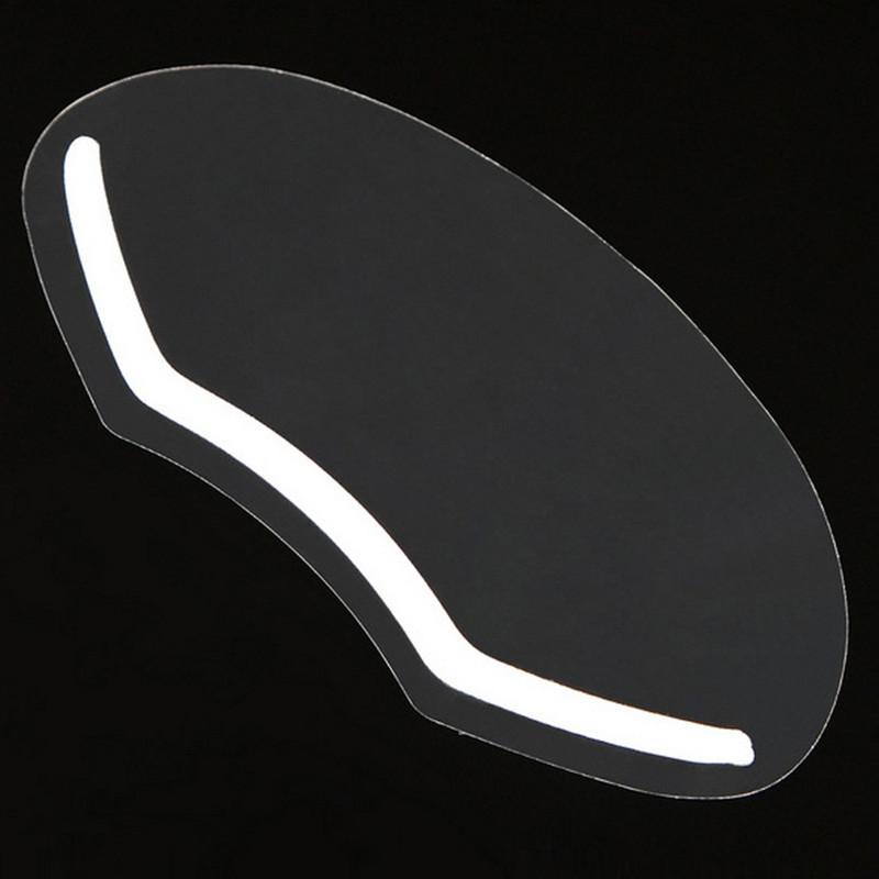 Plastikinis vonios skydelis 20x10 cm akių apsauga, skaidrus makiažas suaugusiems, skirtas blakstienų priežiūrai, salono reikmenims, blakstienų priauginimui