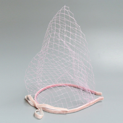 Елегантен воал от клетка за птици Бяла черна лента за глава Воал за булки Покривало Мрежа за лице Маска Бижута за коса Аксесоари Сватбени шапки