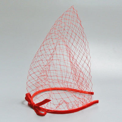 Елегантен воал от клетка за птици Бяла черна лента за глава Воал за булки Покривало Мрежа за лице Маска Бижута за коса Аксесоари Сватбени шапки