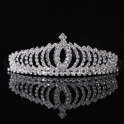 1 db Vintage fejfedő Zöld/Vörös Rózsa Kristály Korona Elegáns Hajpánt Tiara Menyasszonyi Party Ékszerek Esküvői Haj kiegészítők