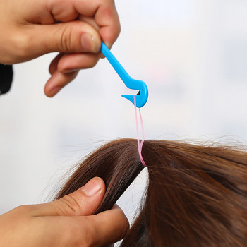 1 бр. Резачки с еластична лента за коса Еднократна гумена лента за премахване Безболезнен инструмент за премахване на връзки за коса Аксесоари за оформяне