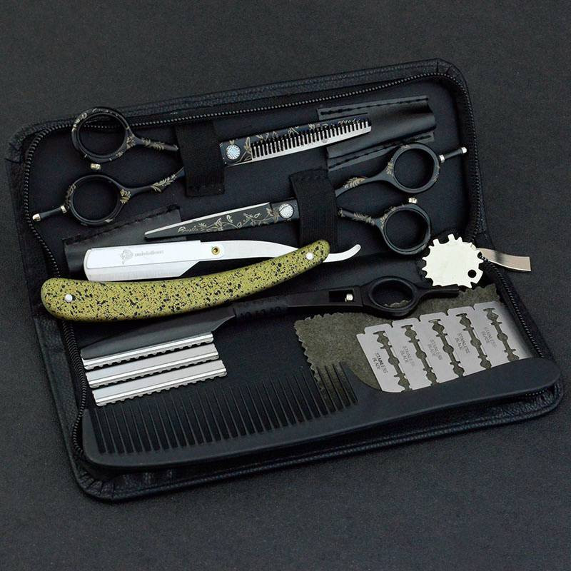 5,5/6,0" müük Jaapani juuksekäärid professionaalsed käärid odavad juuksuri käärid juuksuri harvendamiseks juuksuri habemenuga juukselõikus