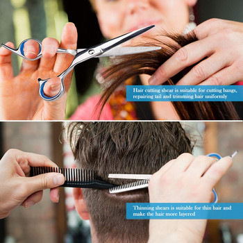 YBLNTEK 7/9 PCS Professional Hairdressing Scissors Kit Hair cutting Scissors Hair Scissors Hair Comb Hair Cape Hair cutter Comb