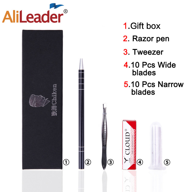 Plaukų tatuiruotės skustuvo graviravimo rašiklis, skirtas plaukų dailės dizainui ir antakių formavimo rašikliui, profesionalūs kirpėjo plaukų formavimo dizaino priedai