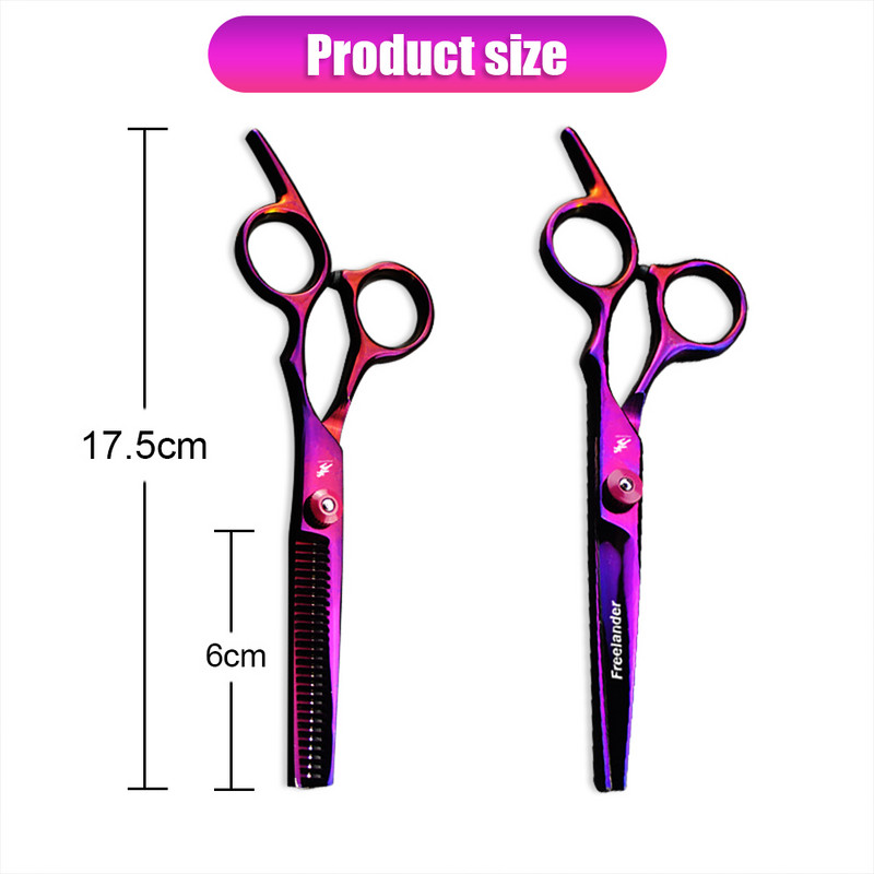 Foarfece profesionale de 6 inch pentru tuns frizerie Foarfece pentru coafură Foarfece pentru coafură