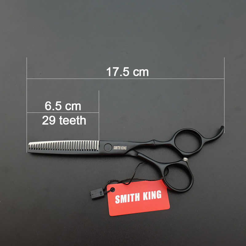 SMITH KING Professzionális fodrász olló, 6 hüvelykes Vágóolló+Vékonyító olló/Olló+borotva/Ritkítófésű+készletek/tok