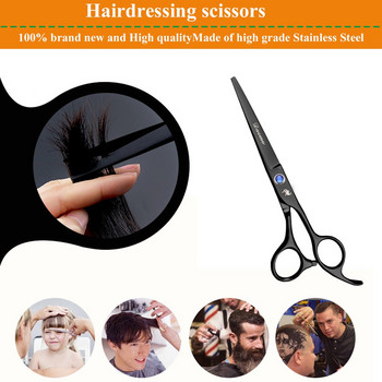 6-инчови професионални бръснарски ножици от неръждаема стомана, фризьорски ножици за подстригване, ножици за коса, клас с чудесен захват на остриетата