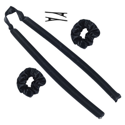 Slik Satin Heatless Curling Lazy Curler лента за глава Прави косата мека и блестяща Маша за коса Фризьорски инструменти Heatless Къдрици за коса