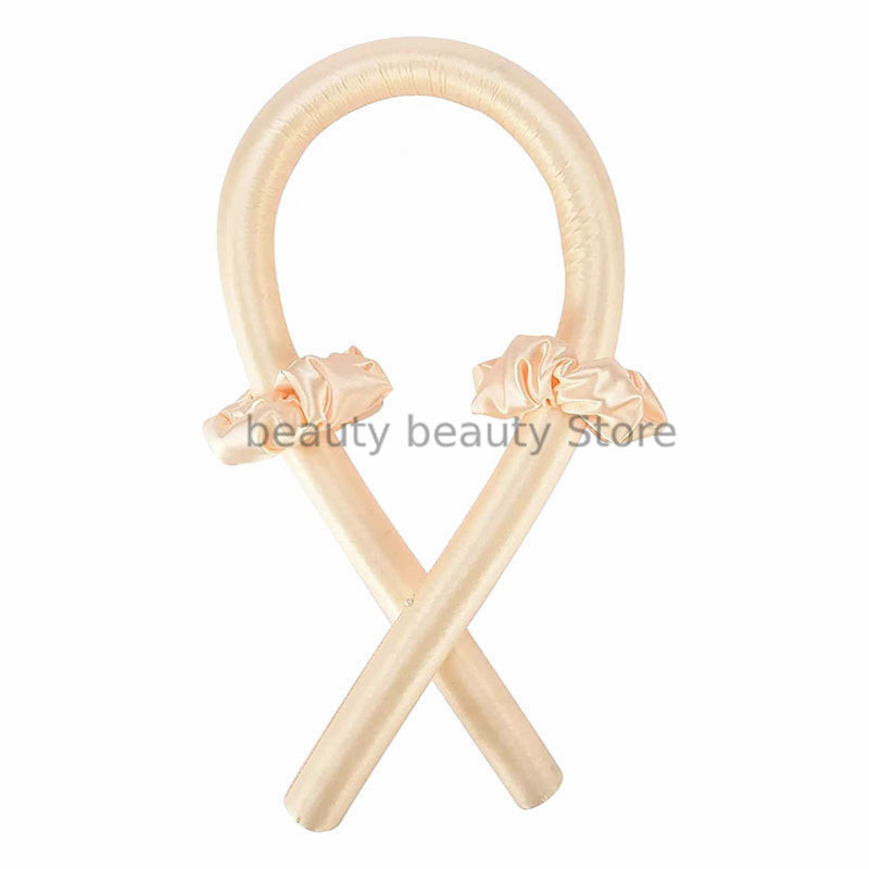 Nešildomas garbanojimo strypo galvos apdangalas Lazy suktukų rinkinys, kad plaukai taps švelnūs, blizgūs, be šilumos spiralė, minkšta mieganti garbanojimo geležies modeliavimo priedas