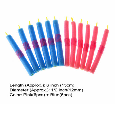 Vairāku izmēru melni pašsaķeres matu rullīši Pro salons Frizieru ruļļi Matu dizains Lipīgs Cling Style DIY matu veidošanai