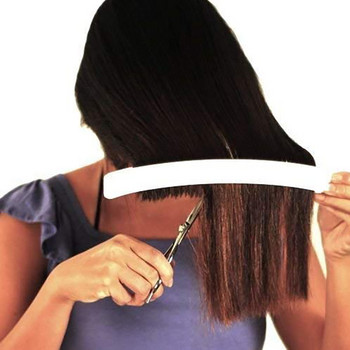 Brainbow 1 комплект нови дамски тример за момичета Инструмент за рязане на ресни Машинка за подстригване Ръководство за гребен за сладка коса Линийка за ниво на бретон Аксесоари за коса