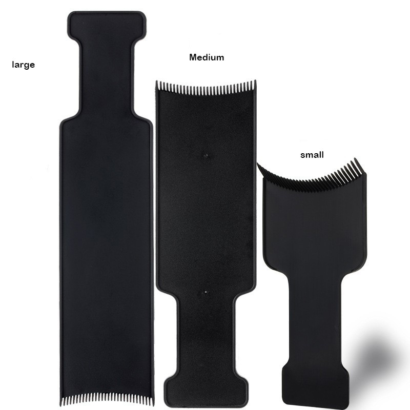 1PC crna profesionalna plastična ploča za bojanje kose za bojanje kose za brijača frizera Dizajn alata za oblikovanje Pribor