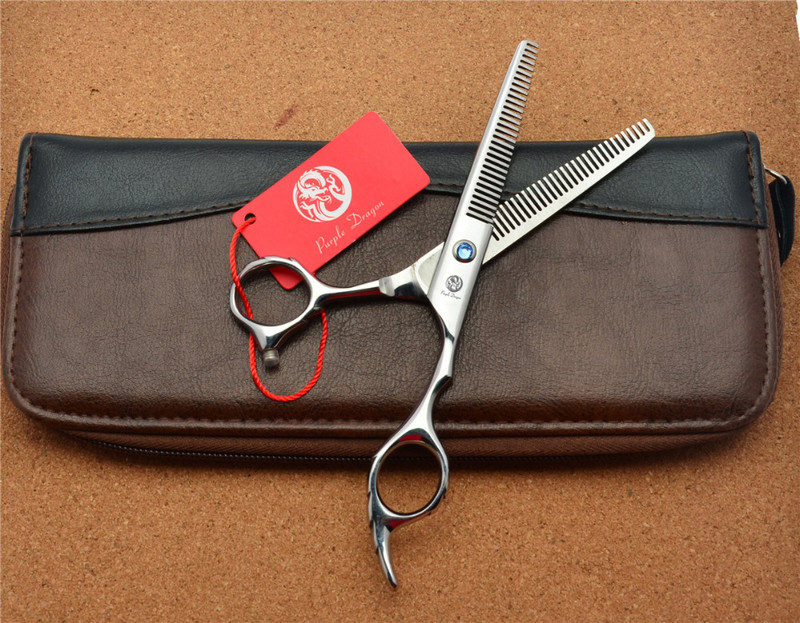 6,0`` 17,5 cm Ljubičasti zmaj JP 440C Profesionalne frizerske škare Škare za stanjivanje Dvostruki bočni zubi 15% Stopa stanjivanja Z2001