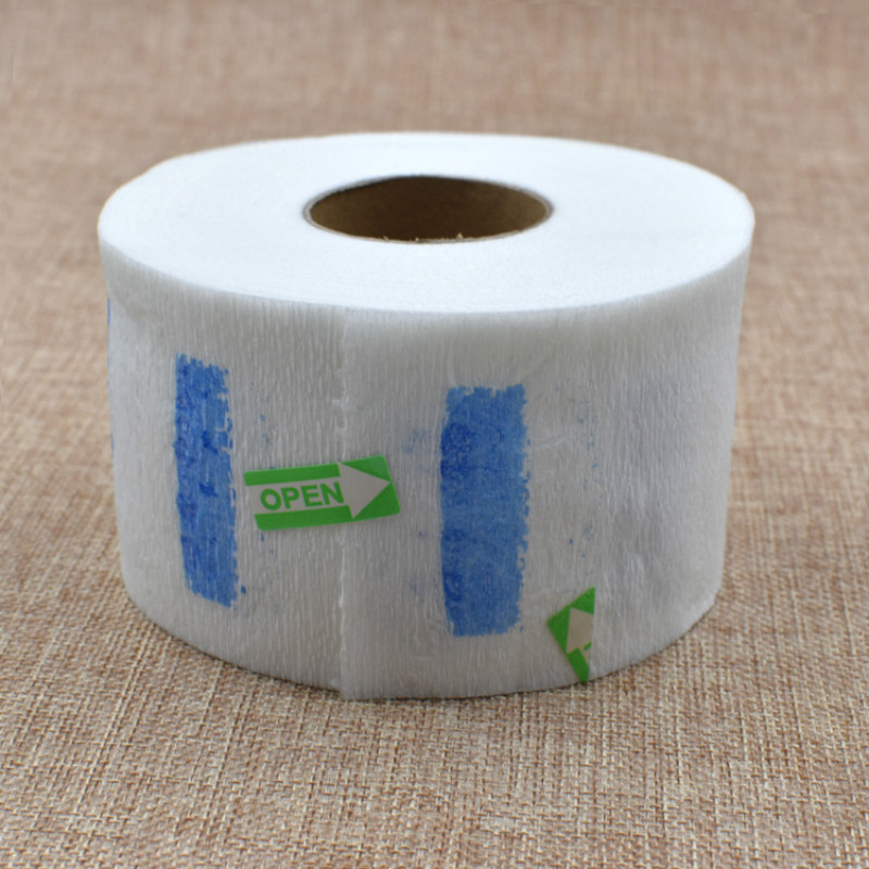 1 rolă/pachet Accesorii pentru tuns, hârtie pentru gât, barbier, salon dedicat frizerie, benzi albe negre pentru gât