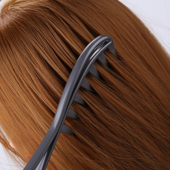 Wide Tooth Shark Plastic Comb Σγουρό κομμωτήριο Κομμωτήριο χτένα μασάζ για Εργαλείο styling μαλλιών για μπούκλα μαλλιά