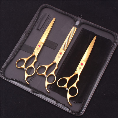 7-tollised professionaalsed lemmikloomakoerte käärid roostevabast terasest harvenduskäärid Koerad kassid hoolduskäärid karvade trimmimise tööriistad Z3003