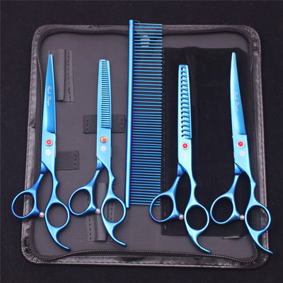 7-tollised professionaalsed lemmikloomakoerte käärid roostevabast terasest harvenduskäärid Koerad kassid hoolduskäärid karvade trimmimise tööriistad Z3003