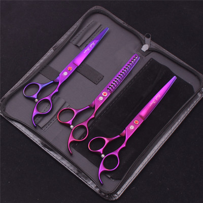 7-tollised professionaalsed lemmikloomakoerte käärid roostevabast terasest harvenduskäärid Koerad kassid hoolduskäärid karvade trimmimise tööriistad Z3003