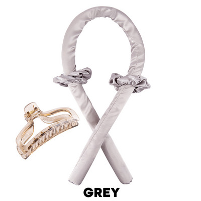 1 Komplekts Lazy Curling Heatless Curling Rod galvas saite bez karstuma matu ruļļi gulēšanai cirtas lente ar Scrunchies matu sprādzi gariem matiem