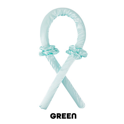 1 Komplekts Lazy Curling Heatless Curling Rod galvas saite bez karstuma matu ruļļi gulēšanai cirtas lente ar Scrunchies matu sprādzi gariem matiem