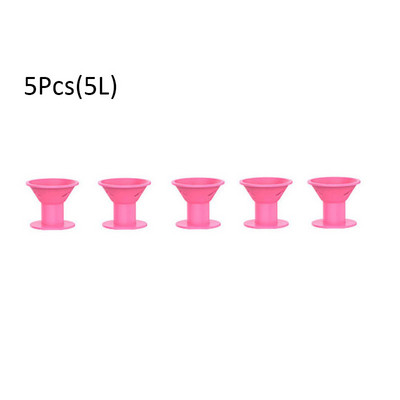 5/10/20gab Mīkstas gumijas silikona bezkarsējams matu ruļļi Twist matu rullīši Clips bez karstuma matu lokas DIY matu veidošanas rīki meitenēm