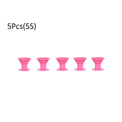 5/10/20gab Mīkstas gumijas silikona bezkarsējams matu ruļļi Twist matu rullīši Clips bez karstuma matu lokas DIY matu veidošanas rīki meitenēm
