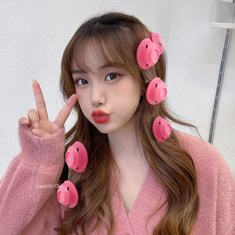 5/10/20 komada Mekani gumeni silikonski uvijač za kosu bez zagrijavanja Twist valjci za kosu, kopče Kovrče za kosu bez zagrijavanja DIY alati za oblikovanje kose za djevojčice