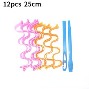 10/12 komada uvijača za kosu bez zagrijavanja Magic Wave Formers Spiralni uvijači za kosu Valoviti uvijači za ženske frizure Valjak za oblikovanje kose