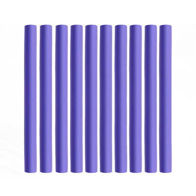 10 komada DIY jednostavna fleksibilna šipka za uvijanje kose Modni alat za uvijače za kosu Mekana pjena Uvijajući štap Frizerski salon Nasumična boja