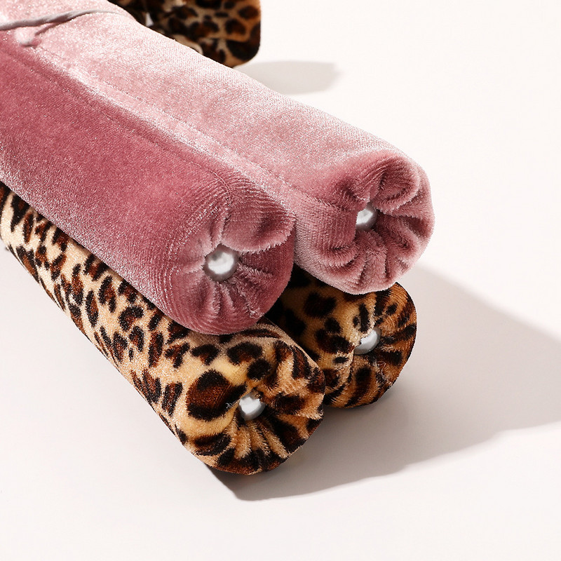 Velvet Heatless locīšanas stieņi Matu galvas lentes zīda matu ruļļi Ruļļi lente mitri un viļņaini saišķi Flexi matu instrumenti viļņu veidotāji