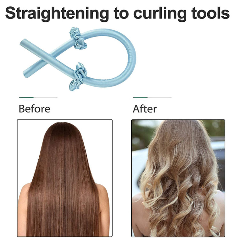 Šipka za kovrče bez zagrijavanja Traka za glavu bez topline Uvijači za kosu Vrpce Uvijači za kosu Sleeping Soft Curler Bar Wave Formers DIY alat za oblikovanje kose
