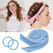 NOVO Uvijači za kosu bez zagrijavanja Uvijači za kosu bez zagrijavanja Lazy Bow Uvijači za kosu Sleeping Soft Heatless Curls DIY alat za oblikovanje kose