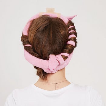 ΝΕΑ Heatless μπούκλα κεφαλόδεσμος No Heat Hair Curlers Lazy Bow Rollers Hair Sleeping Soft Heatless μπούκλες DIY Εργαλείο styling μαλλιών