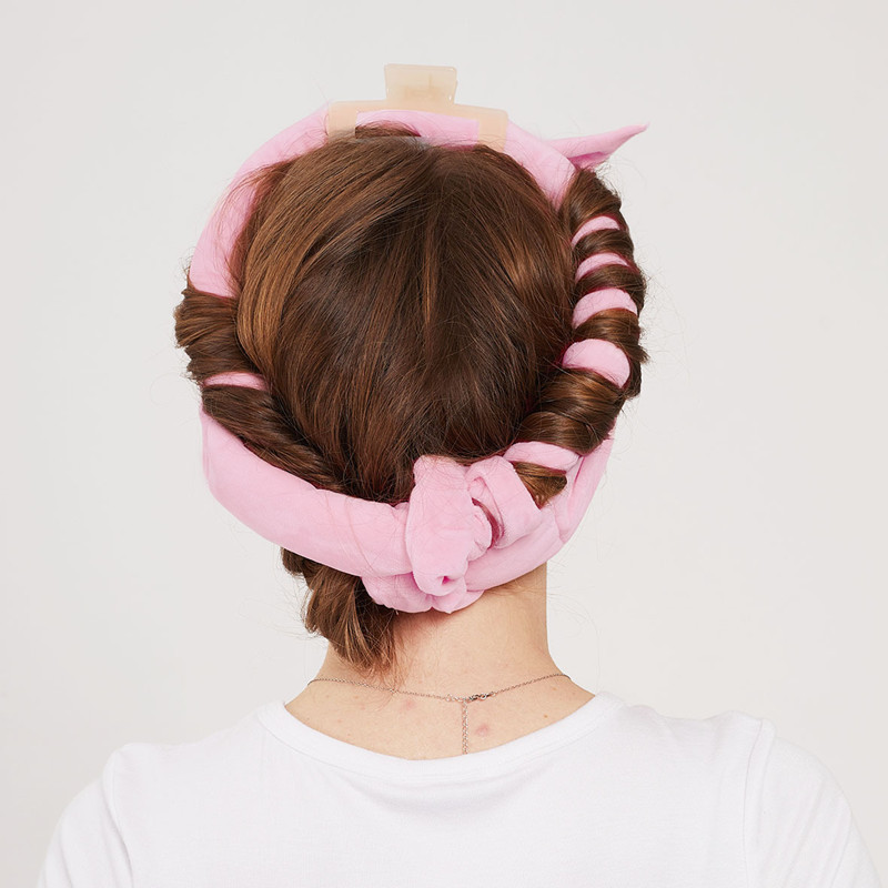 NOVO Uvijači za kosu bez zagrijavanja Uvijači za kosu bez zagrijavanja Lazy Bow Uvijači za kosu Sleeping Soft Heatless Curls DIY alat za oblikovanje kose