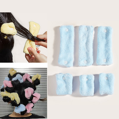 10 gab. matu ruļļi Mīksta miega spilvena matu ruļļi komplekts Labākais elastīgais putu un sūkļa burvju matu kopšanas līdzeklis DIY matu veidošanas rīki
