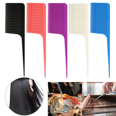 Hair Dye Comb Candy Color Hairdressing Hair Highlight Comb Salon Supplies Anti-static Styling Tools Hair Brush Hairstylist