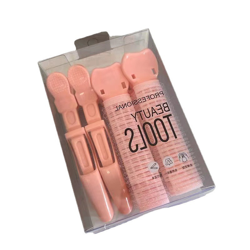 Hajgyökér bolyhos klip szett göndör hajcsavarók görgős haj természetes bolyhos frufru Hajformázó kapocs Hajtű koreai hajkiegészítők