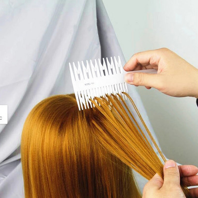 Професионален гребен за коса Боядисване на коса Четка за коса Риба Широка зона на зъбите Гребен Фризьорски гребен Инструмент за оформяне на коса