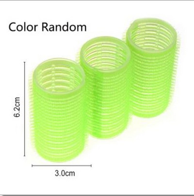 Melni, lieli, paštveramie matu rullīši Pro salona friziera ruļļi Profesionāli daudzizmēru matu salona lipīgi pielīmējamie stils DIY