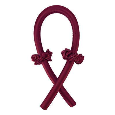 Nekarstoša matu ruļļa lente zīda meiteņu matu tērpi ruļļi slinki lokšķēres bez karstuma miega mīksta ruļļa galvas saite sieviešu veidošanai